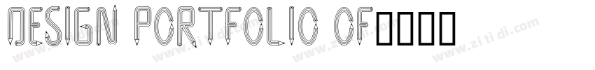 Design portfolio of字体转换